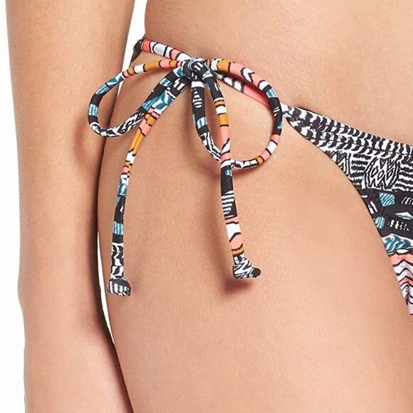 NWT VOLCOM FREE CURRENT SKIMPY STORMY BLUE BIKINI BOTTOM Size X-Small - Picture 3 of 10